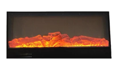 Настенный электрический декоративный камин с имитацией огня без тепла